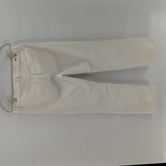 CAbi ivory white jeans style 6072 100% boyfriend size 6 cabi - Picture 7 of 12